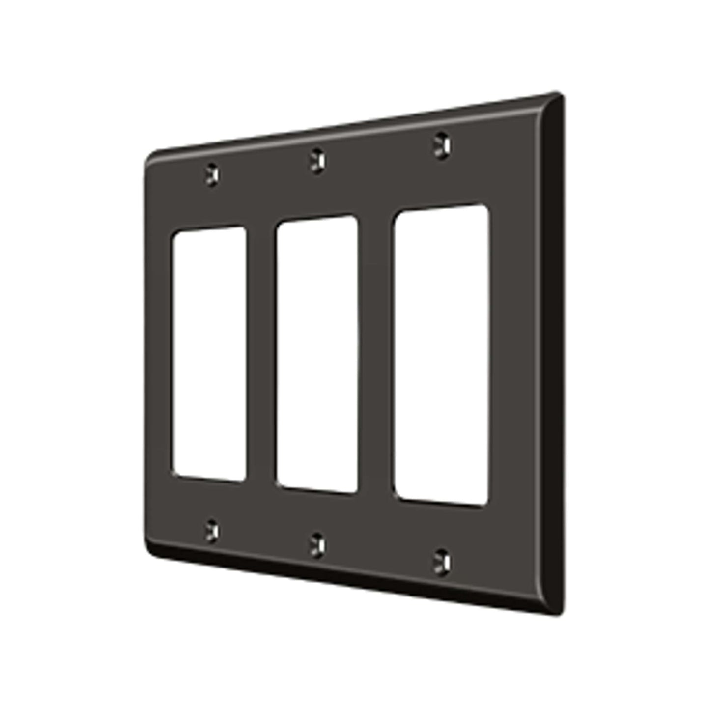 Deltana - Switch Plate, Triple Rocker