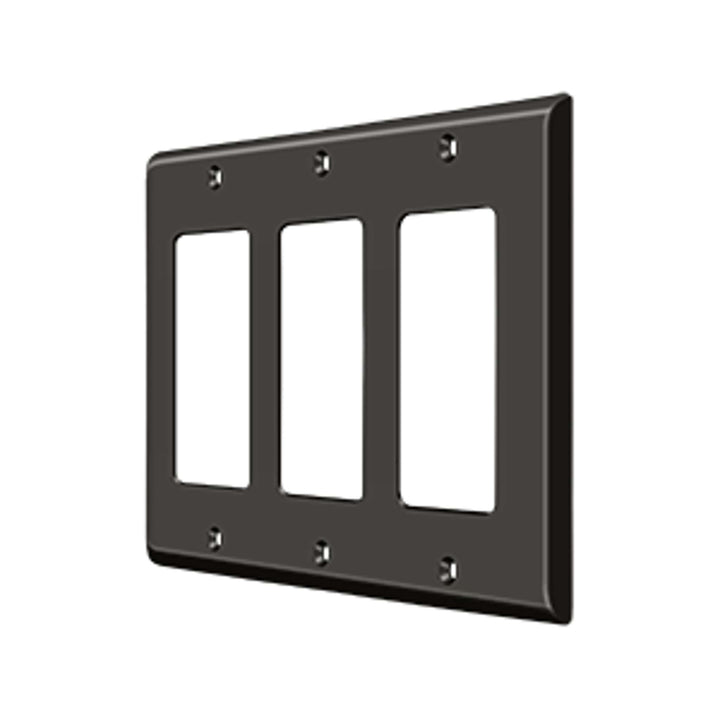 Deltana - Switch Plate, Triple Rocker