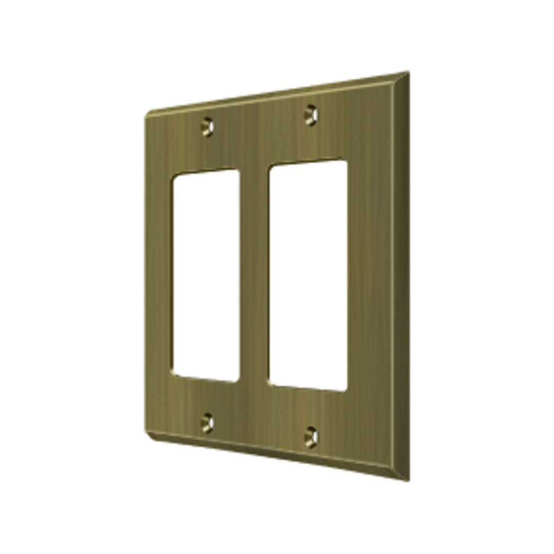 Deltana - Switch Plate, Double Rocker