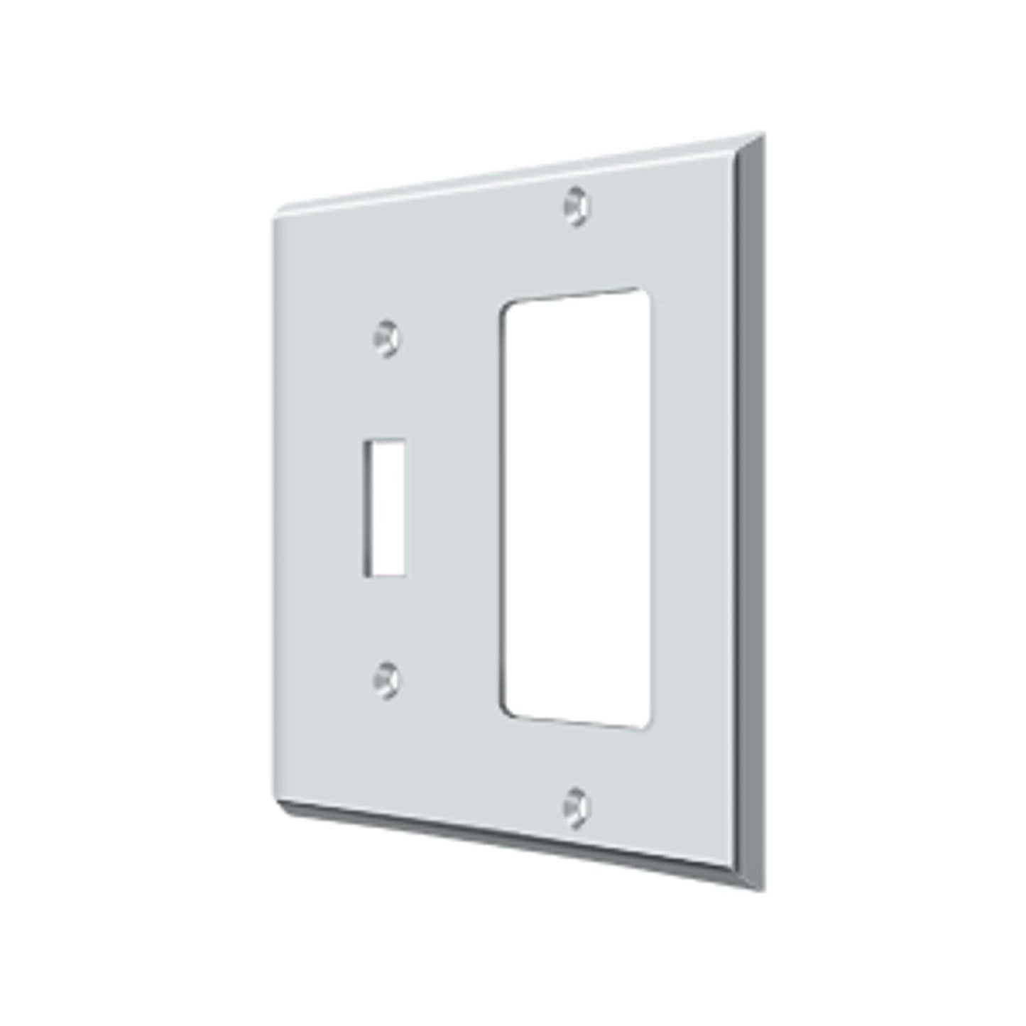 Deltana - Switch Plate, Single Switch/Single Rocker