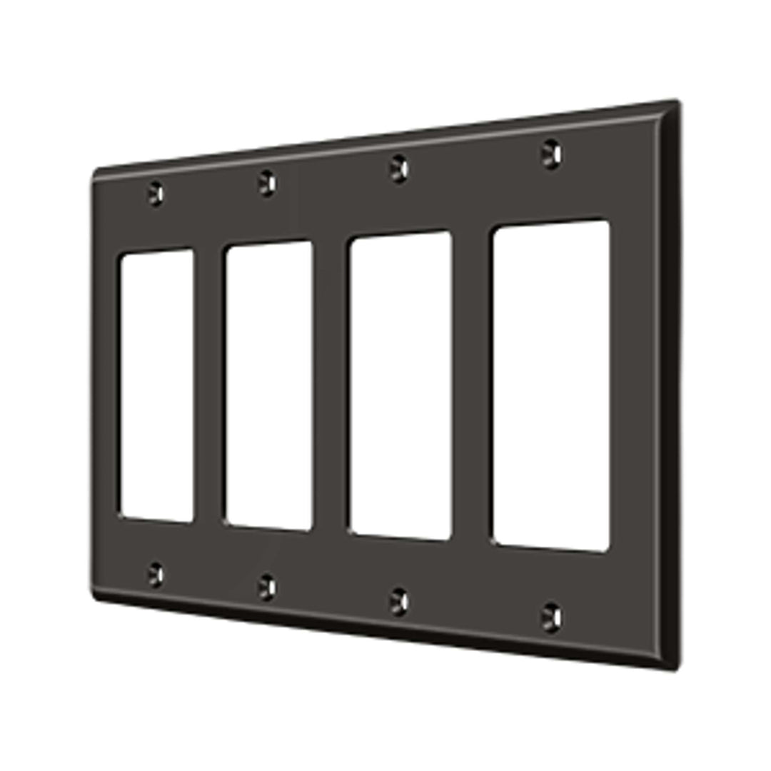 Deltana - Switch Plate, Quadruple Rocker