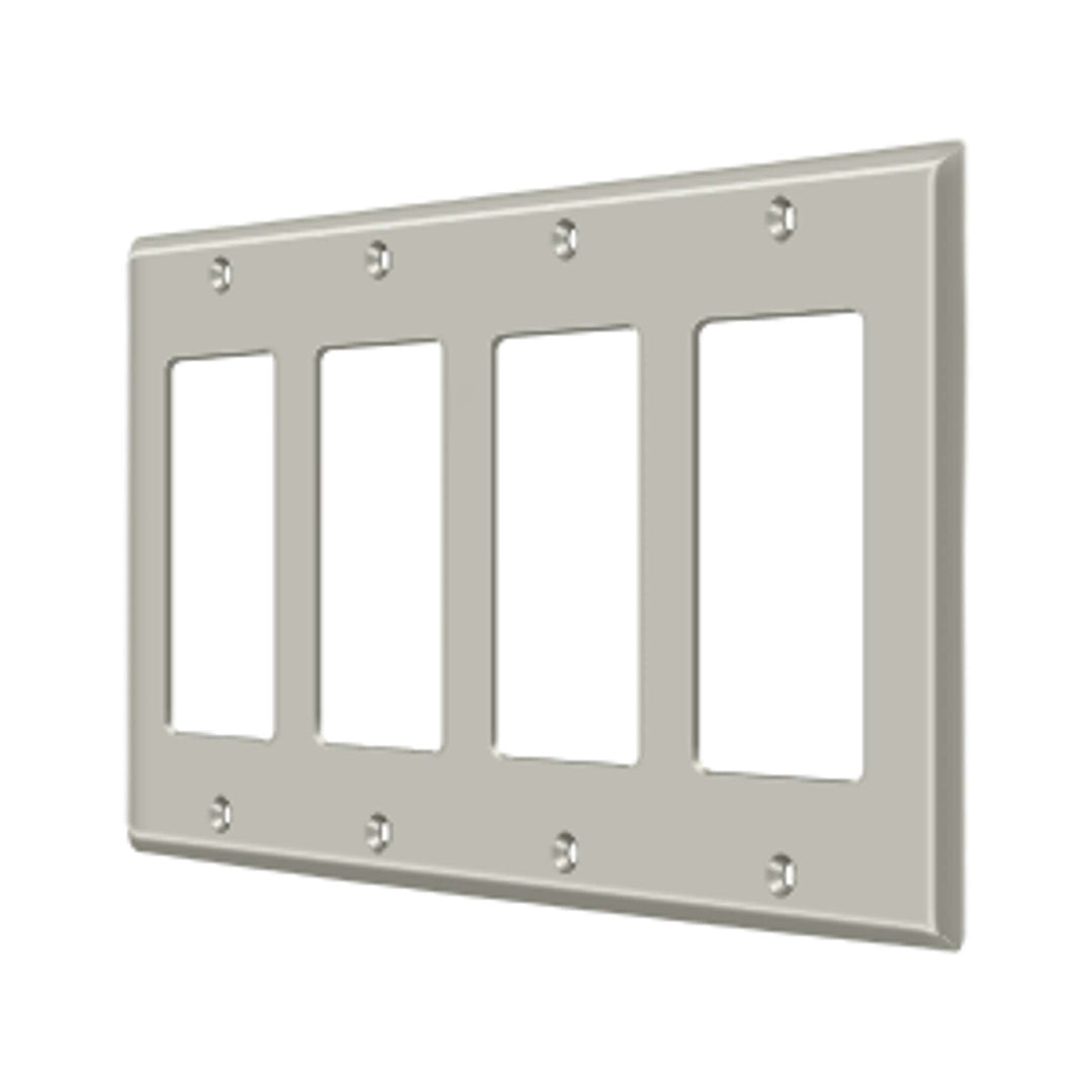 Deltana - Switch Plate, Quadruple Rocker