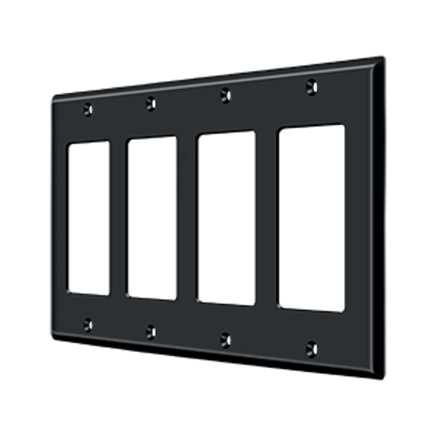 Deltana - Switch Plate, Quadruple Rocker