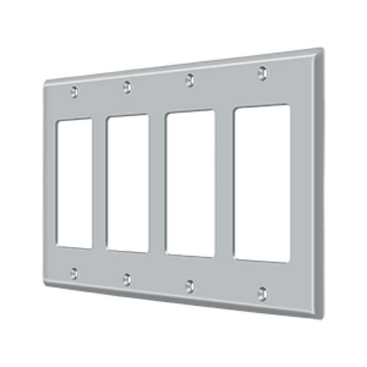 Deltana - Switch Plate, Quadruple Rocker