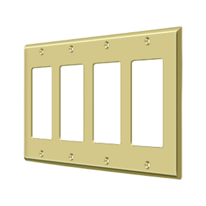 Deltana - Switch Plate, Quadruple Rocker