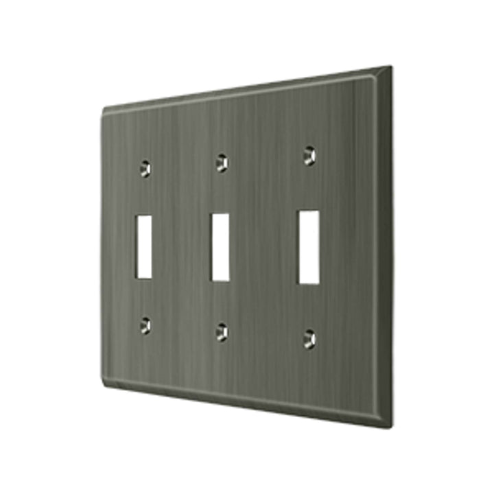 Deltana - Switch Plate, Triple Standard