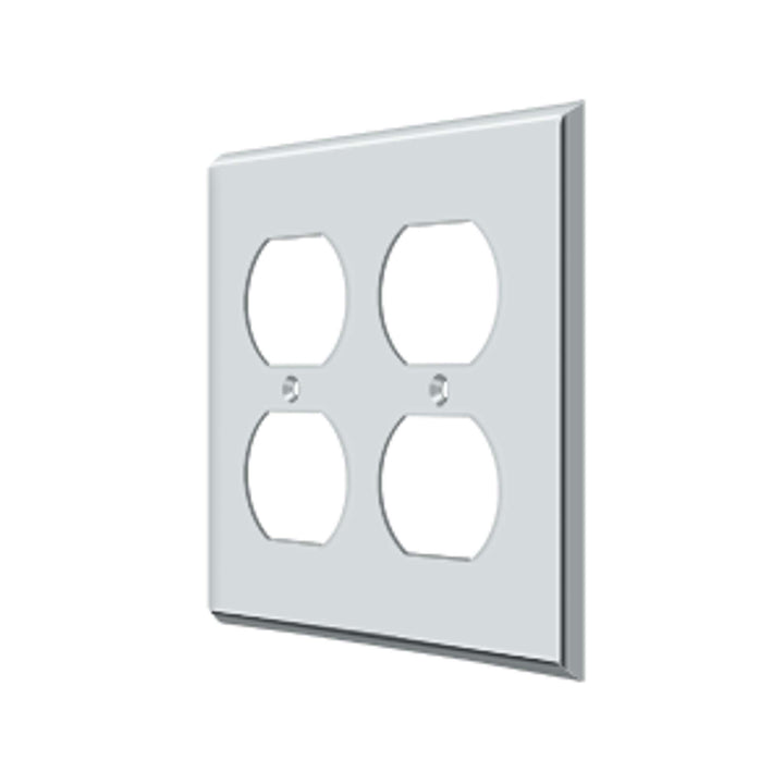 Deltana - Switch Plate, Quadruple Outlet