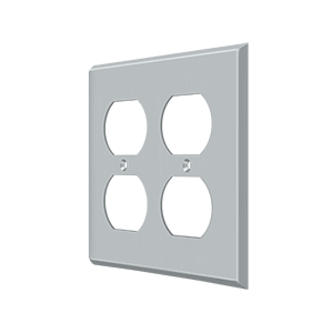 Deltana - Switch Plate, Quadruple Outlet