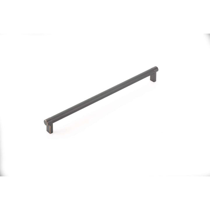 EMTEK - Select Cabinet Pull - Knurled Bar - Solid