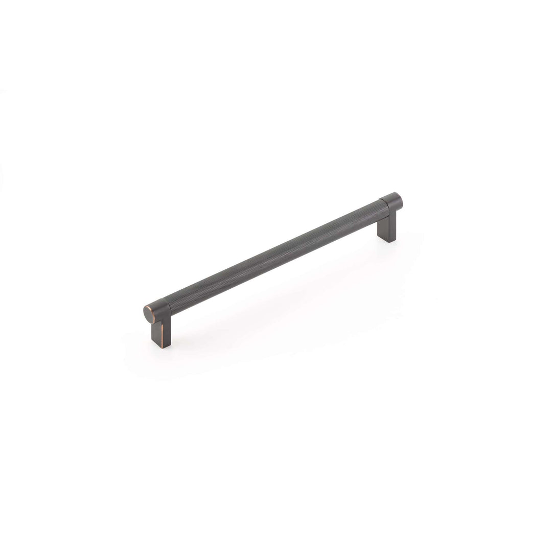 EMTEK - Select Cabinet Pull - Knurled Bar - Solid