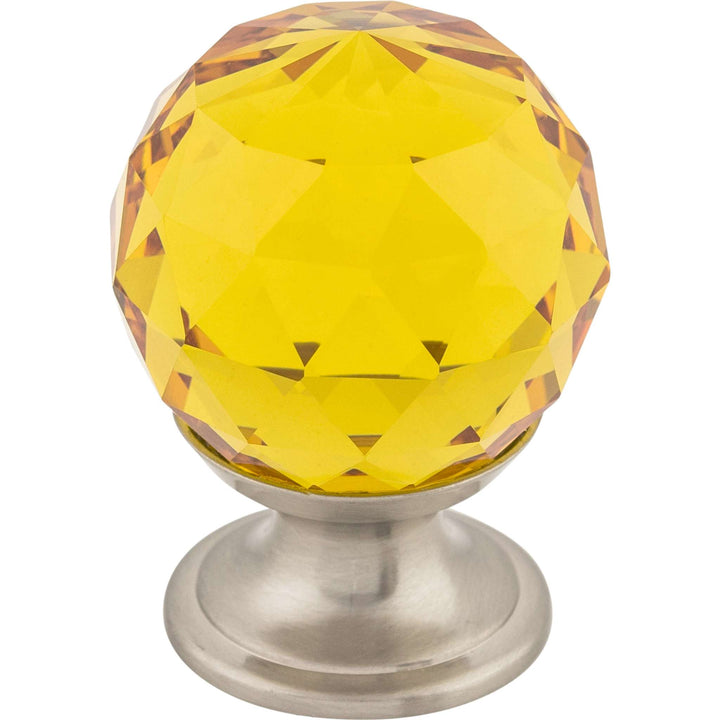 Top Knobs - Amber Crystal Knob