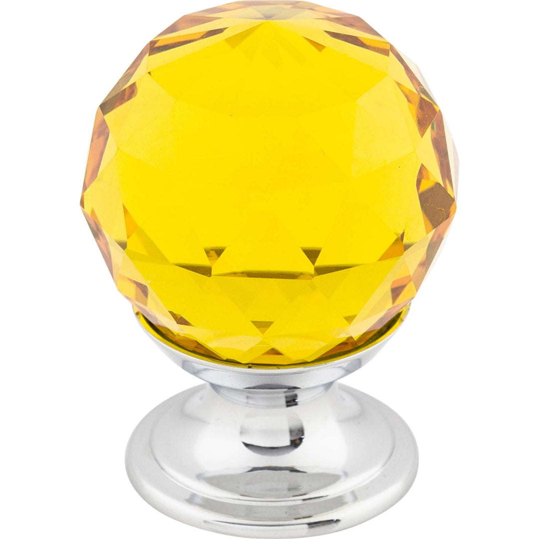 Top Knobs - Amber Crystal Knob