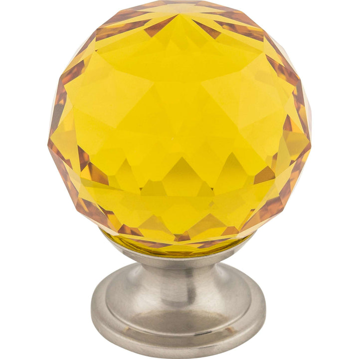 Top Knobs - Amber Crystal Knob