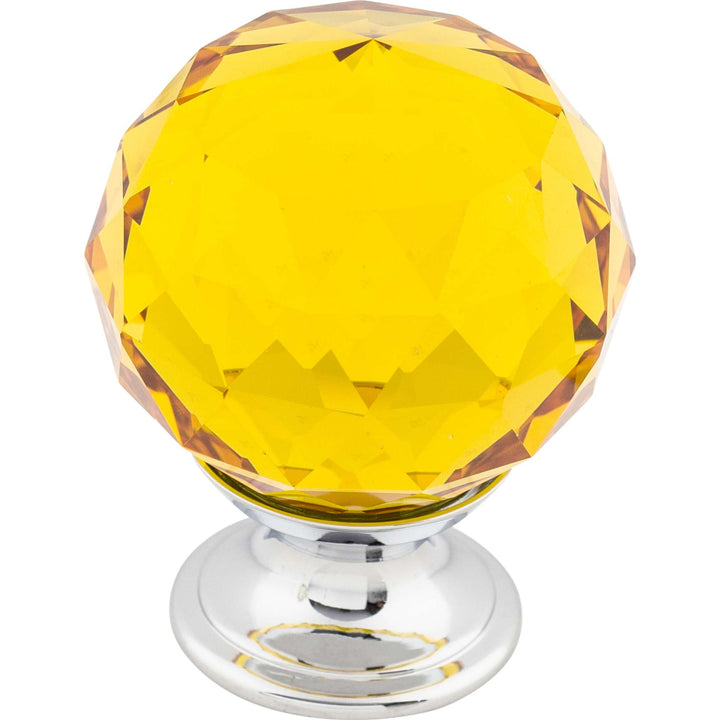 Top Knobs - Amber Crystal Knob