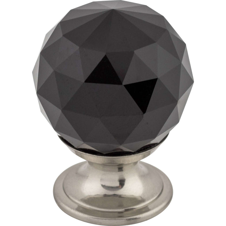 Top Knobs - Black Crystal Knob