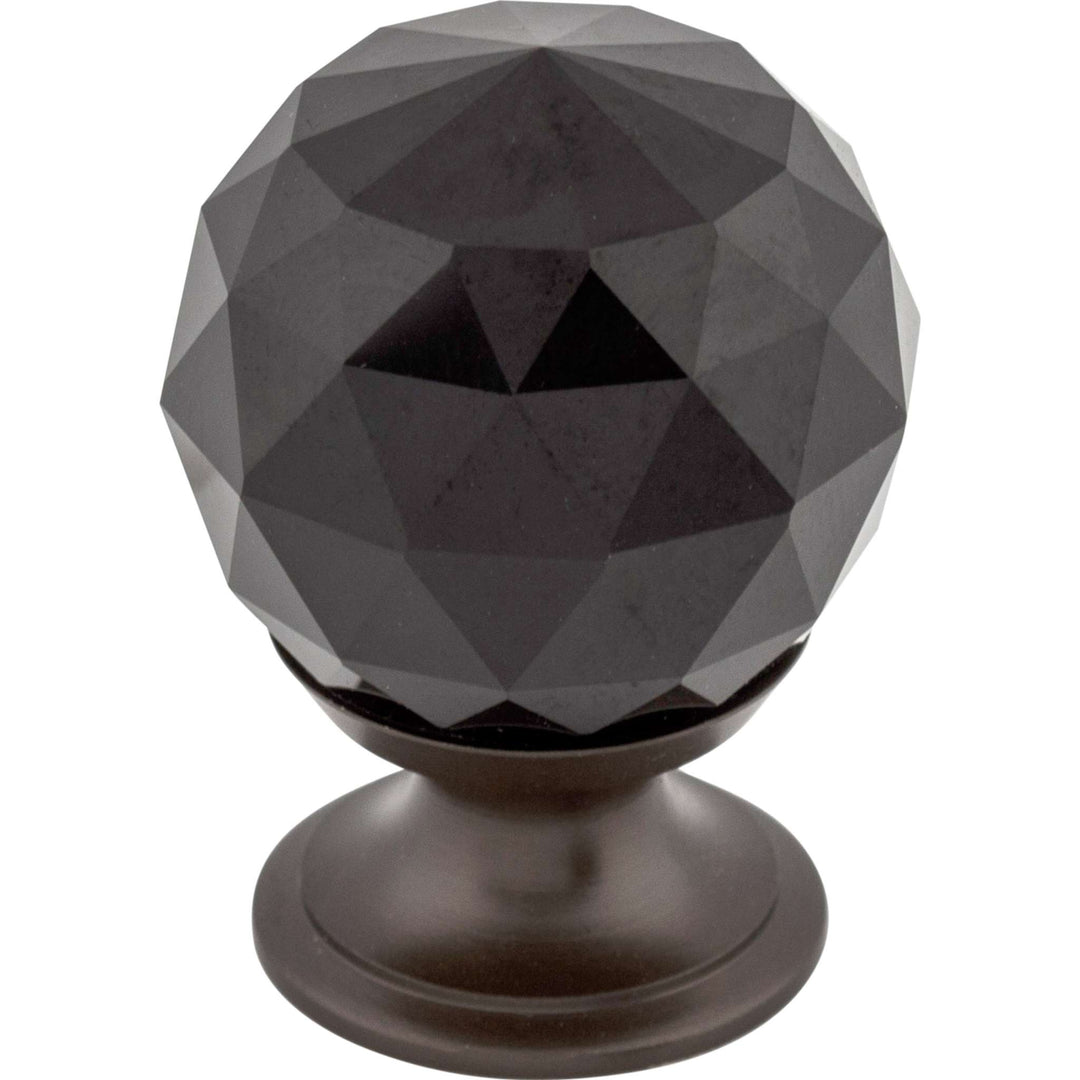 Top Knobs - Black Crystal Knob