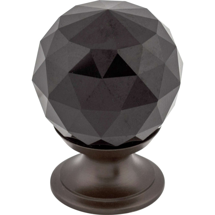 Top Knobs - Black Crystal Knob