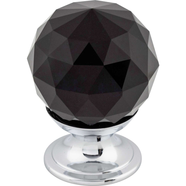 Top Knobs - Black Crystal Knob