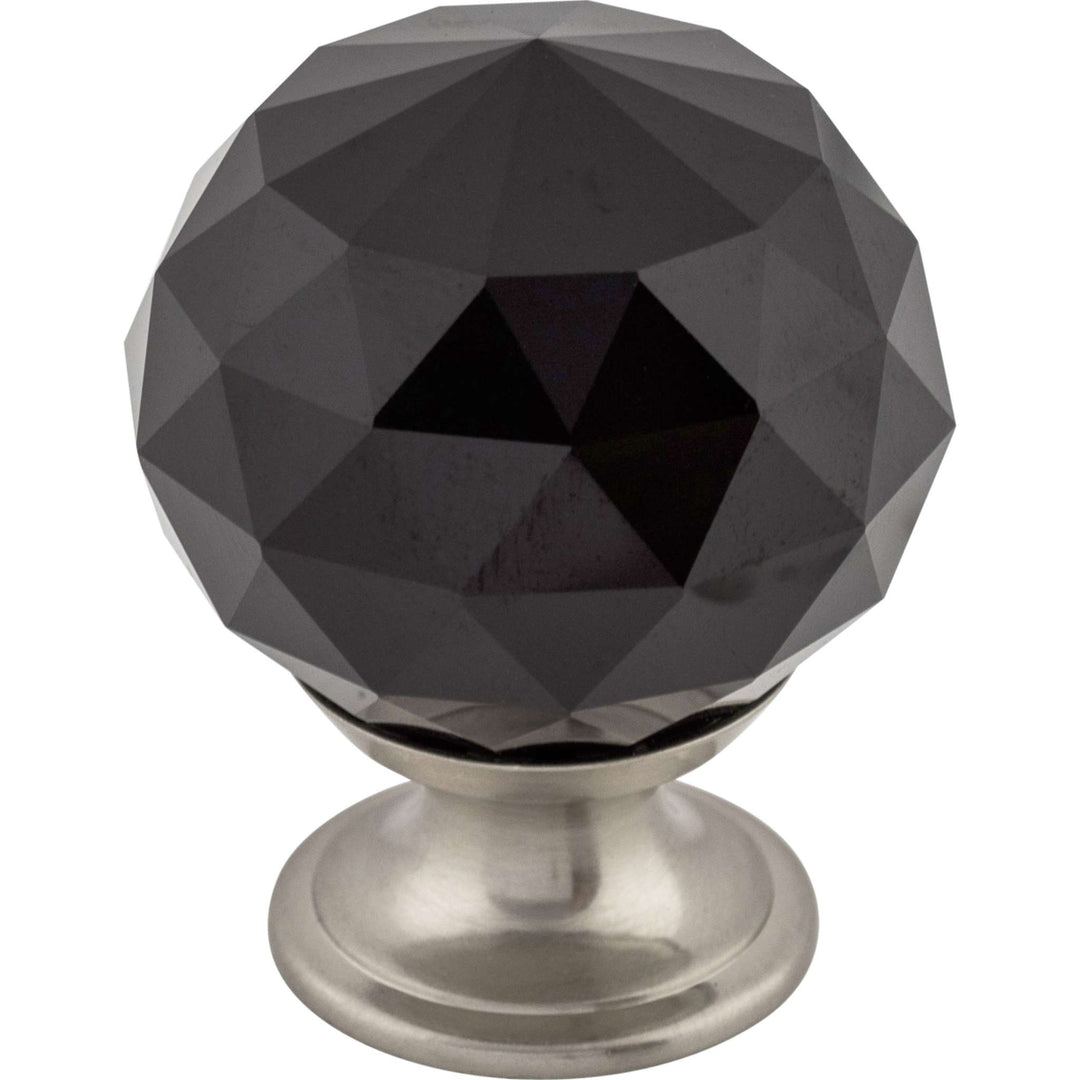 Top Knobs - Black Crystal Knob