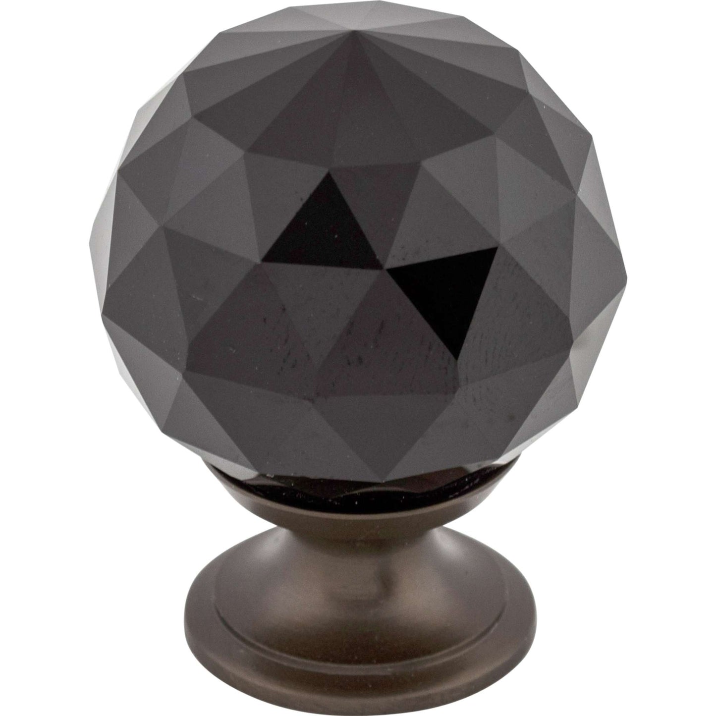 Top Knobs - Black Crystal Knob