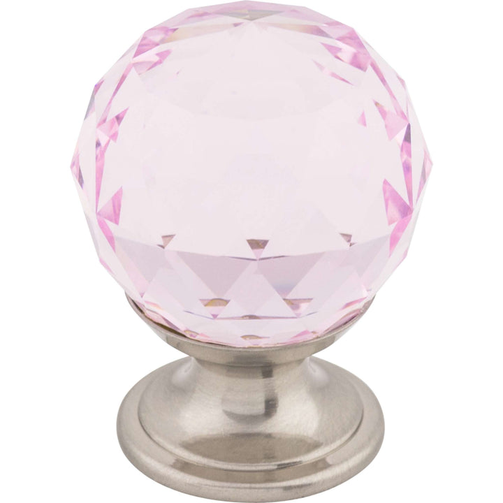 Top Knobs - Pink Crystal Knob