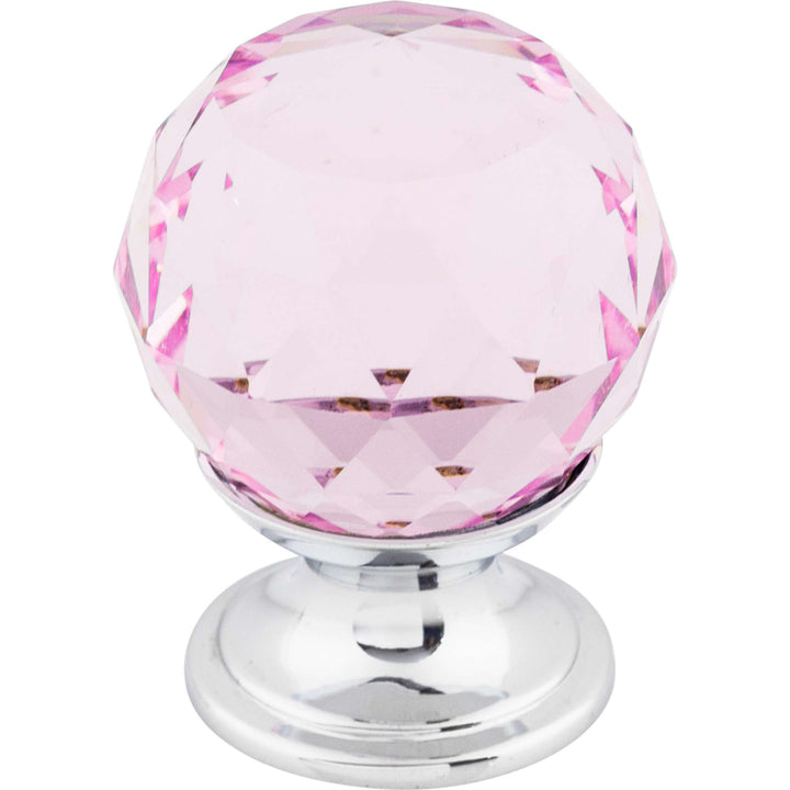 Top Knobs - Pink Crystal Knob