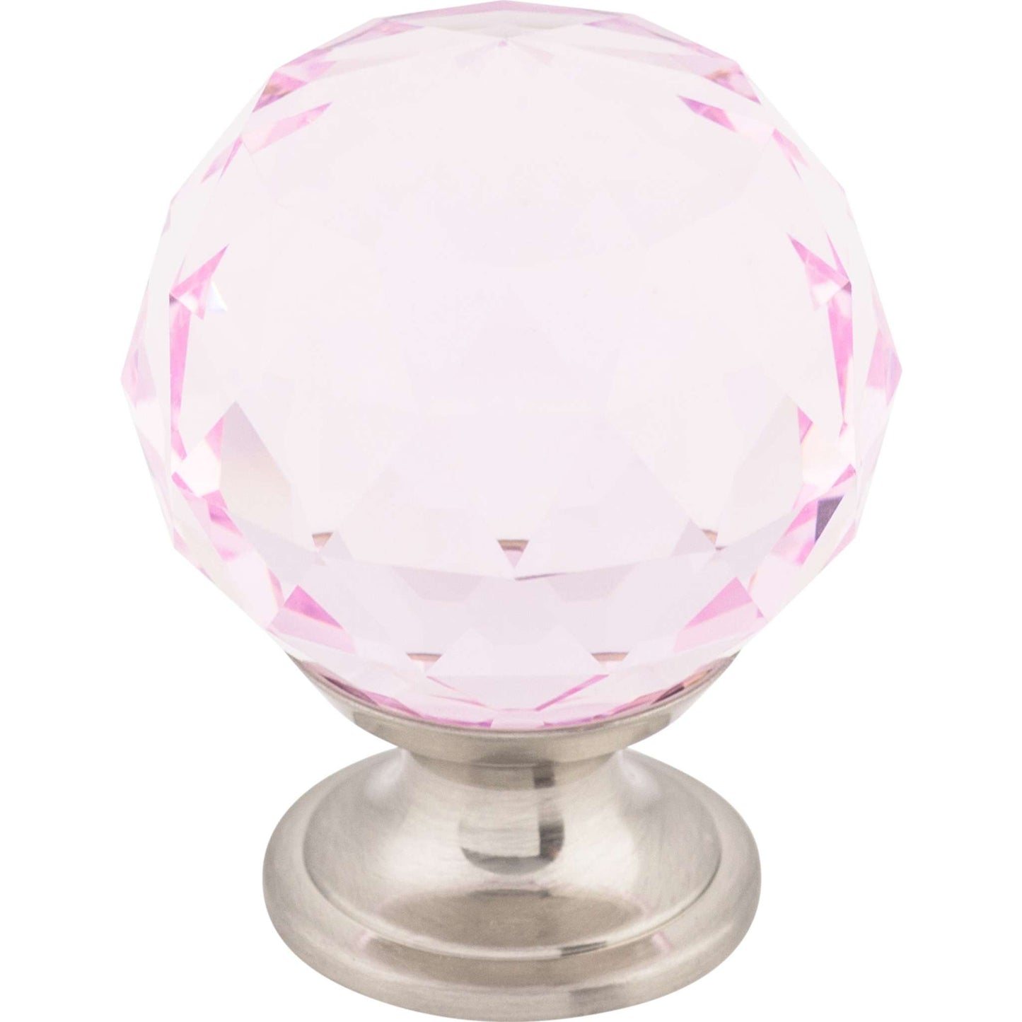Top Knobs - Pink Crystal Knob