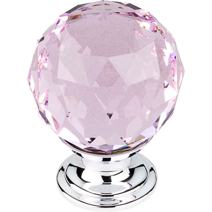 Top Knobs - Pink Crystal Knob