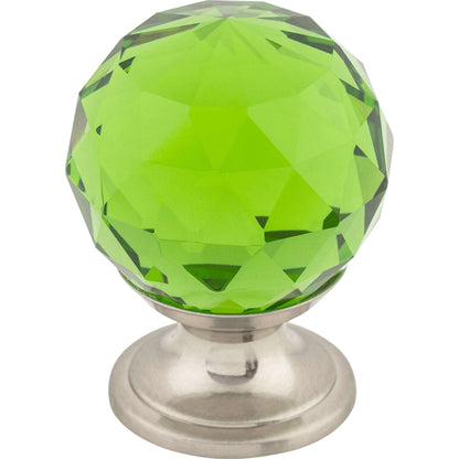 Top Knobs - Green Crystal Knob