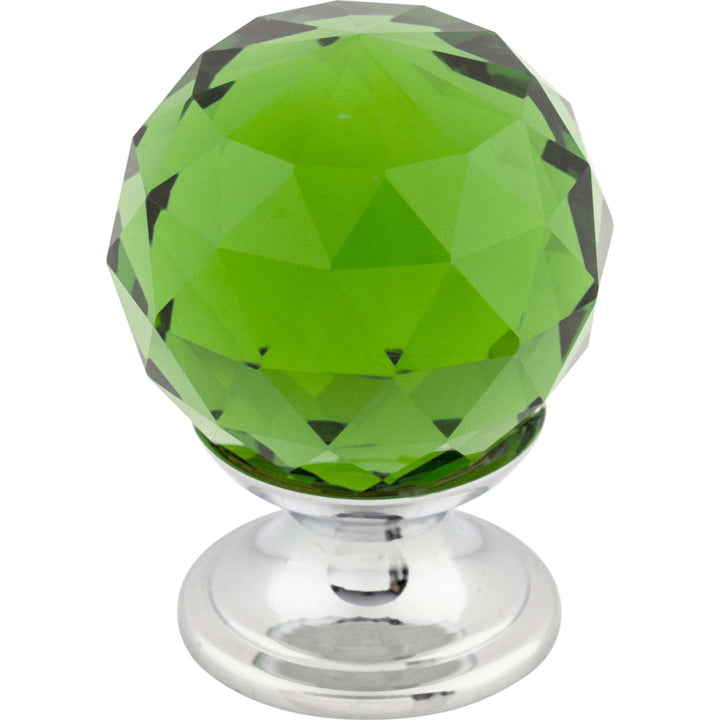 Top Knobs - Green Crystal Knob