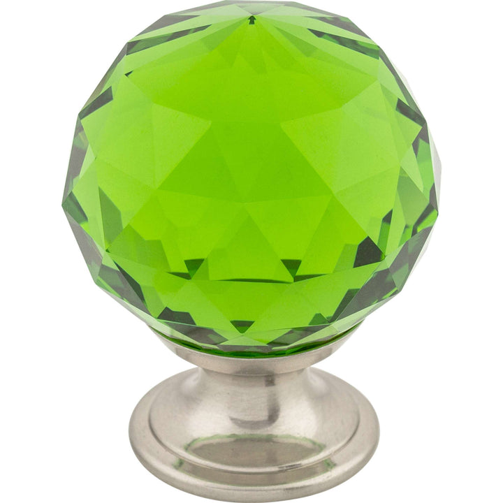 Top Knobs - Green Crystal Knob