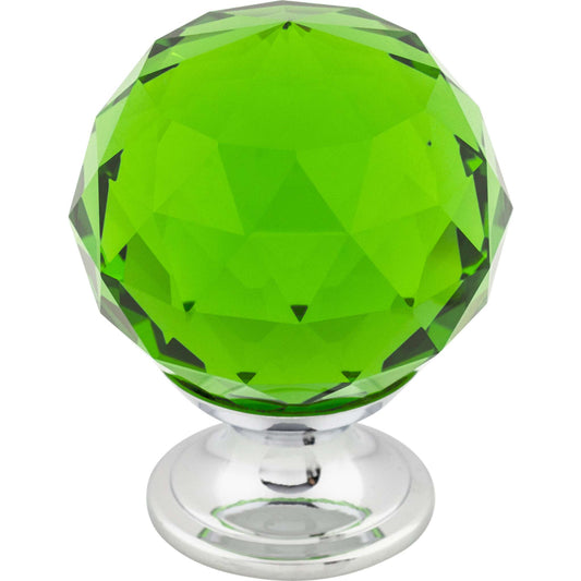 Top Knobs - Green Crystal Knob