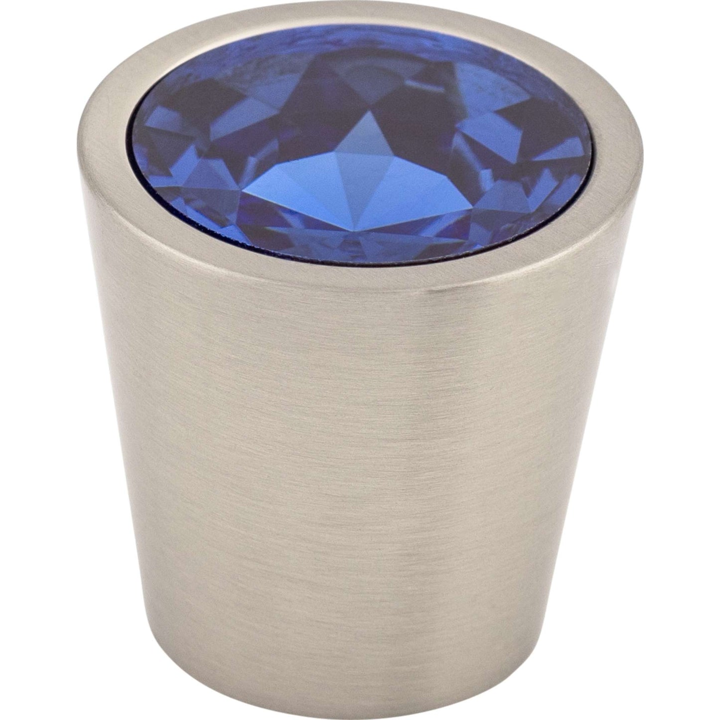 Top Knobs - Blue Crystal Center Knob