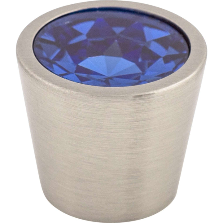 Top Knobs - Blue Crystal Center Knob