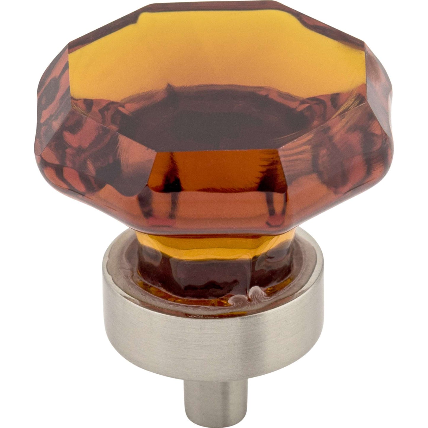 Top Knobs - Wine Octagon Crystal Knob