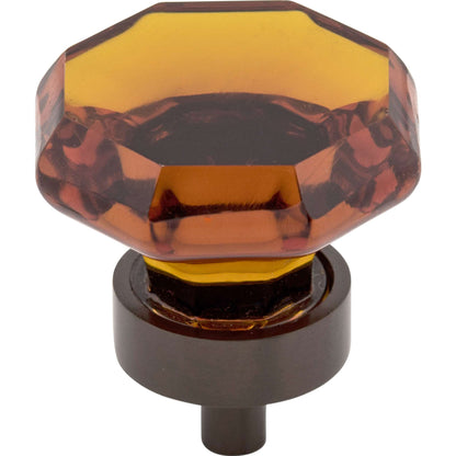 Top Knobs - Wine Octagon Crystal Knob