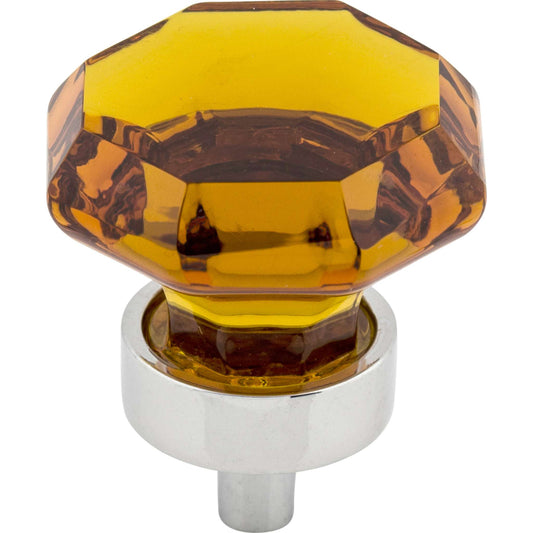 Top Knobs - Wine Octagon Crystal Knob