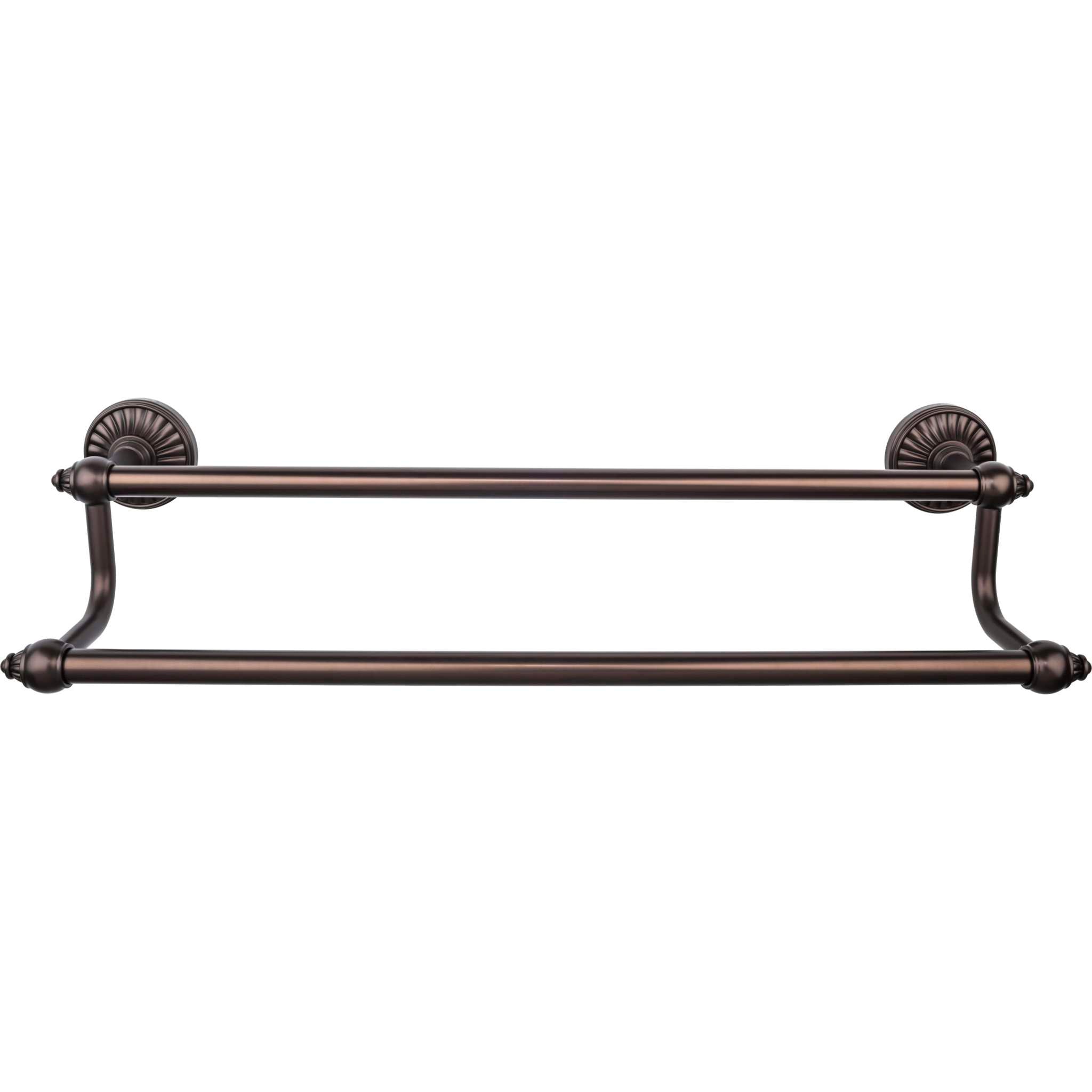 Top Knobs - Tuscany Bath Towel Bar 30 Inch Double Brushed Satin Nickel