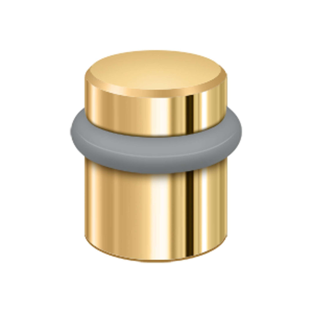 Deltana - Round Universal Floor Bumper 1-1/2", Solid Brass