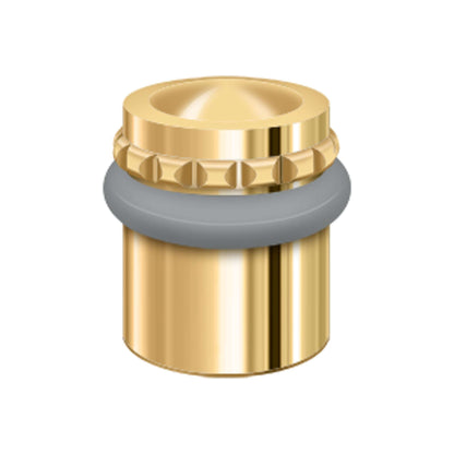 Deltana - Round Universal Floor Bumper Pattern Cap 1-5/8", Solid Brass