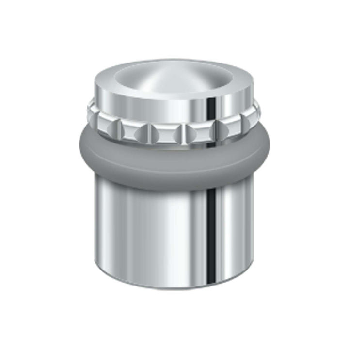 Deltana - Round Universal Floor Bumper Pattern Cap 1-5/8", Solid Brass