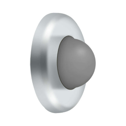 Deltana - Wall Mount Convex Flush Bumper, 2-1/2" Diam.