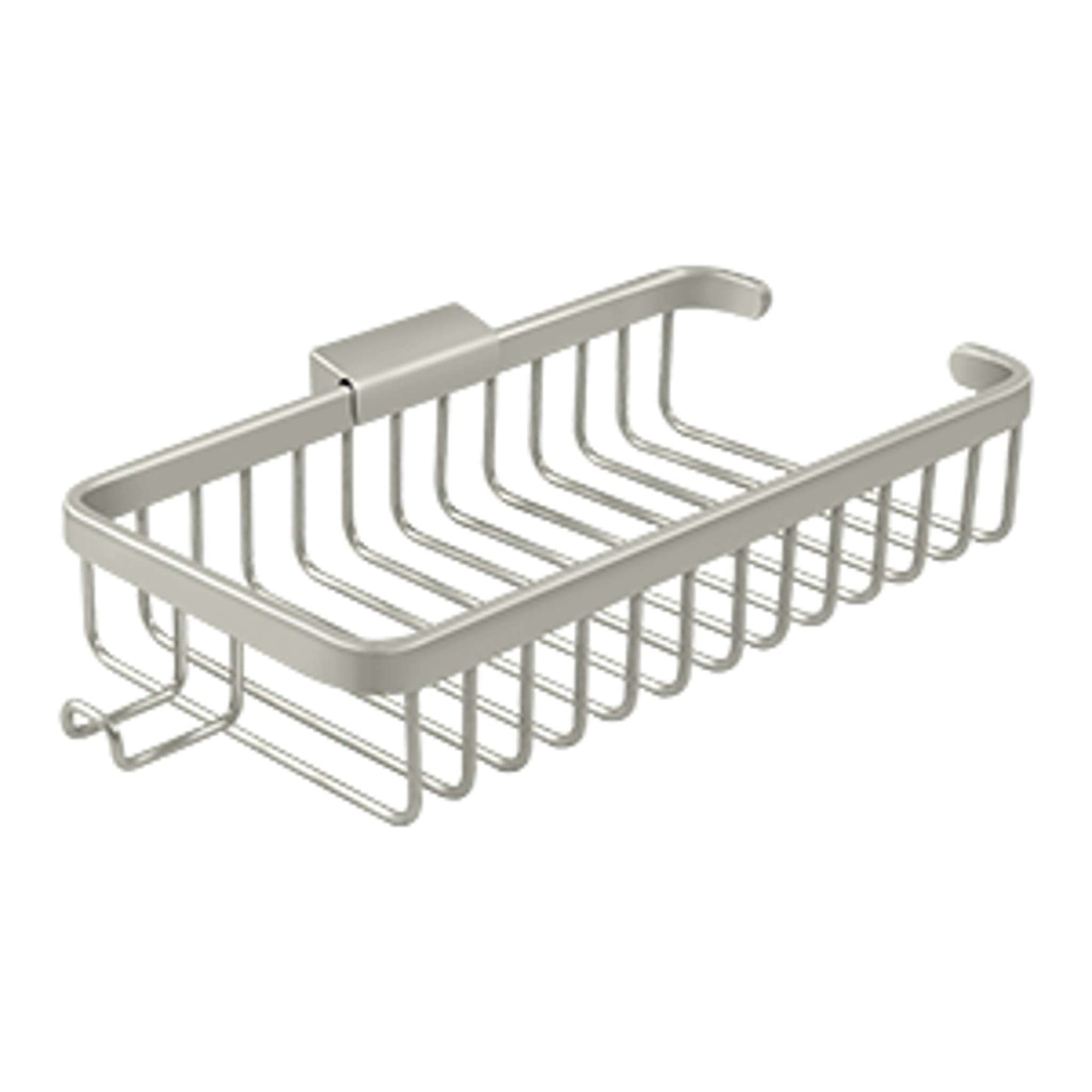 Deltana - Wire Basket, 10-3/8" Rectangular, Shallow, With Hook