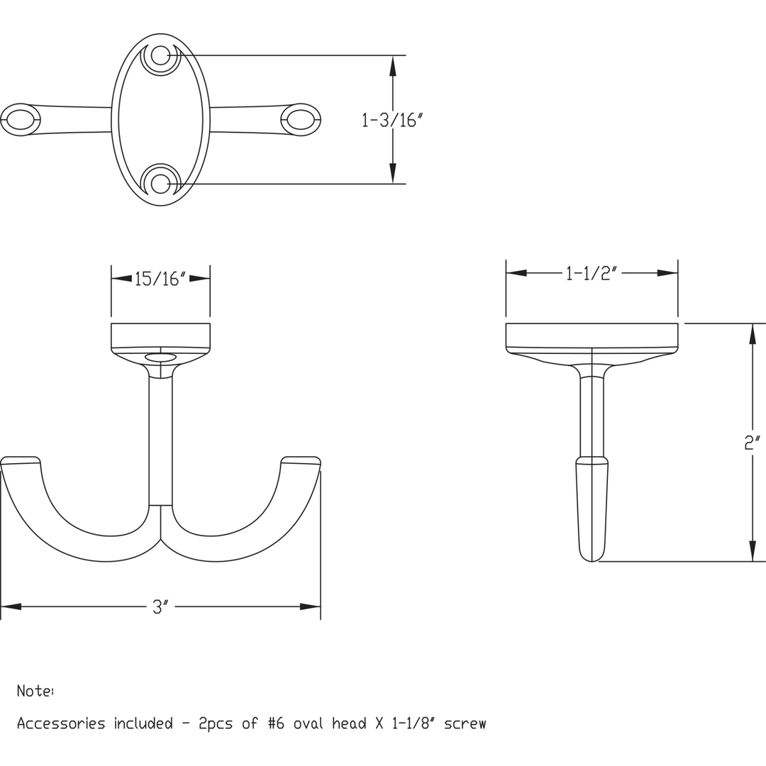 Elements - Hooks Ceiling Hooks