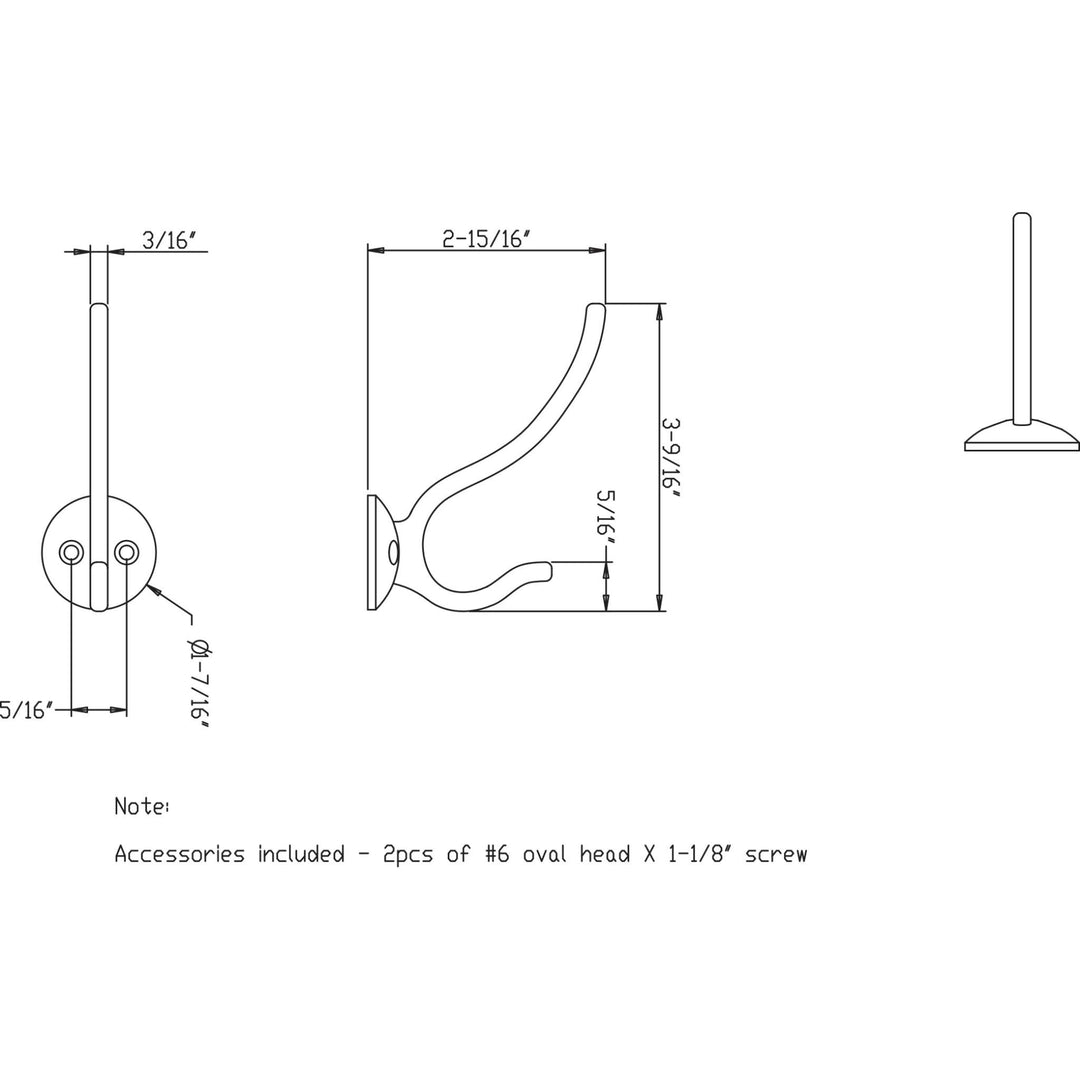 Elements - Hooks Wall Hooks