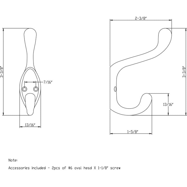 Elements - Hooks Wall Hooks