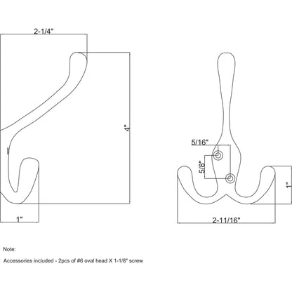 Elements - Hooks Wall Hooks