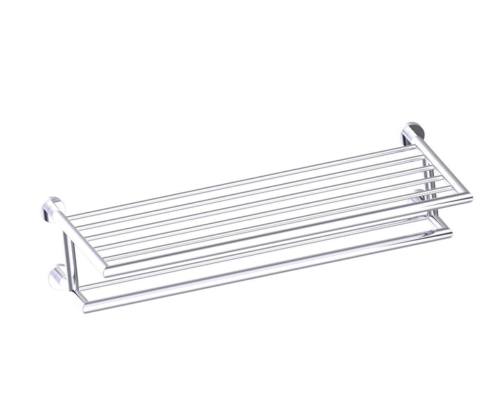 Kartners - Oslo Towel Shelf with Double Towel Bar