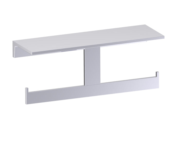 Kartners - Berlin Shelf W/Double Toilet Paper Holder
