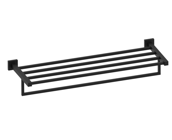 Kartners - London Towel Shelf With Towel Bar 24"